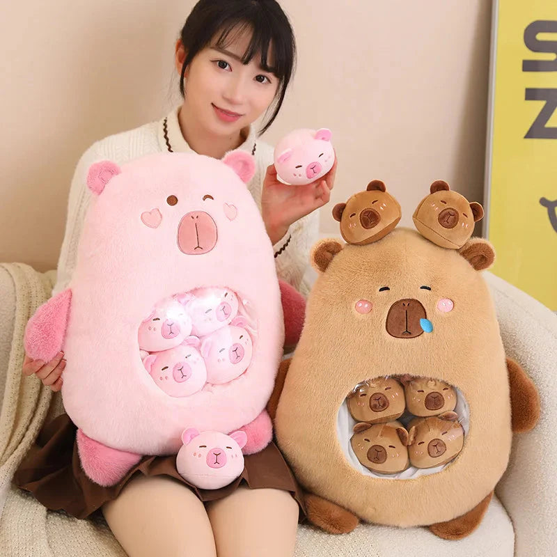 Kawaii Capybara Candy Bag Plushie