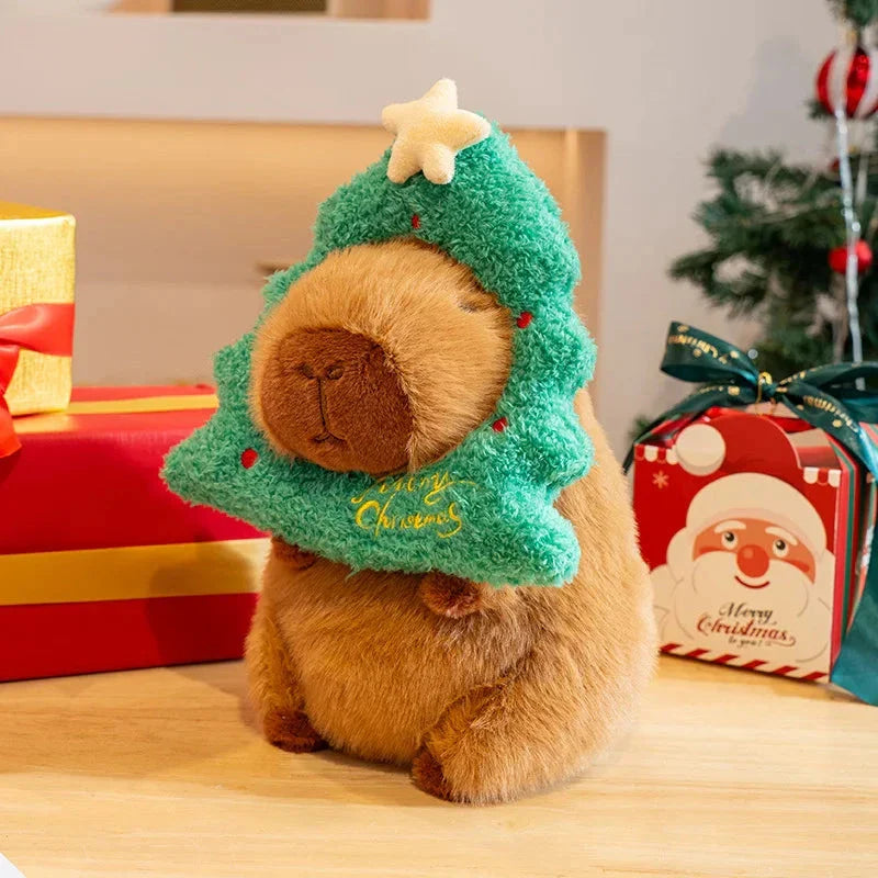 Kawaii Capybara Christmas-themed Plushies