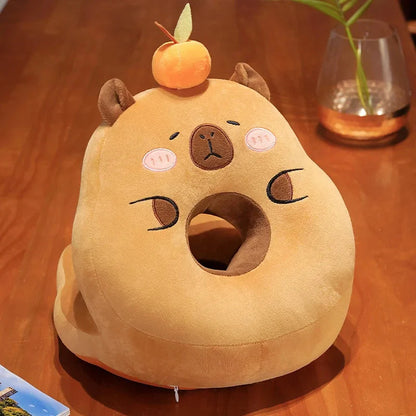 Kawaii Capybara Power Nap Head Rest Cushion