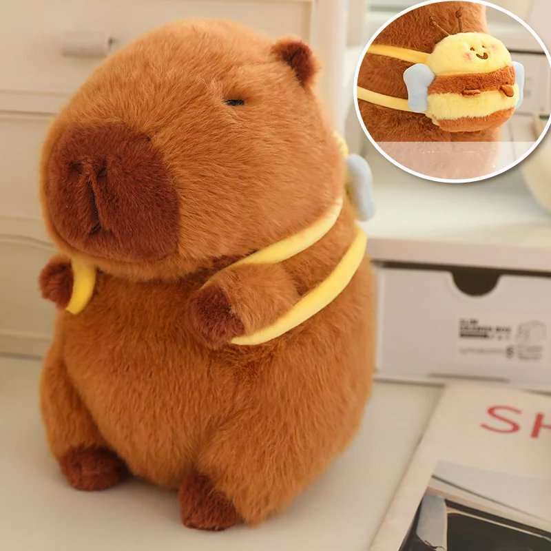Kawaii Capybara with Backpack Plush Collection