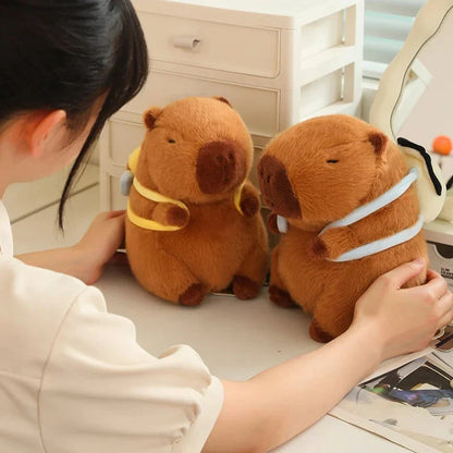 Kawaii Capybara with Backpack Plush Collection