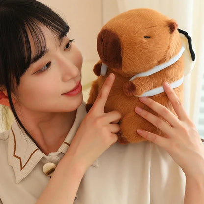 Kawaii Capybara with Backpack Plush Collection
