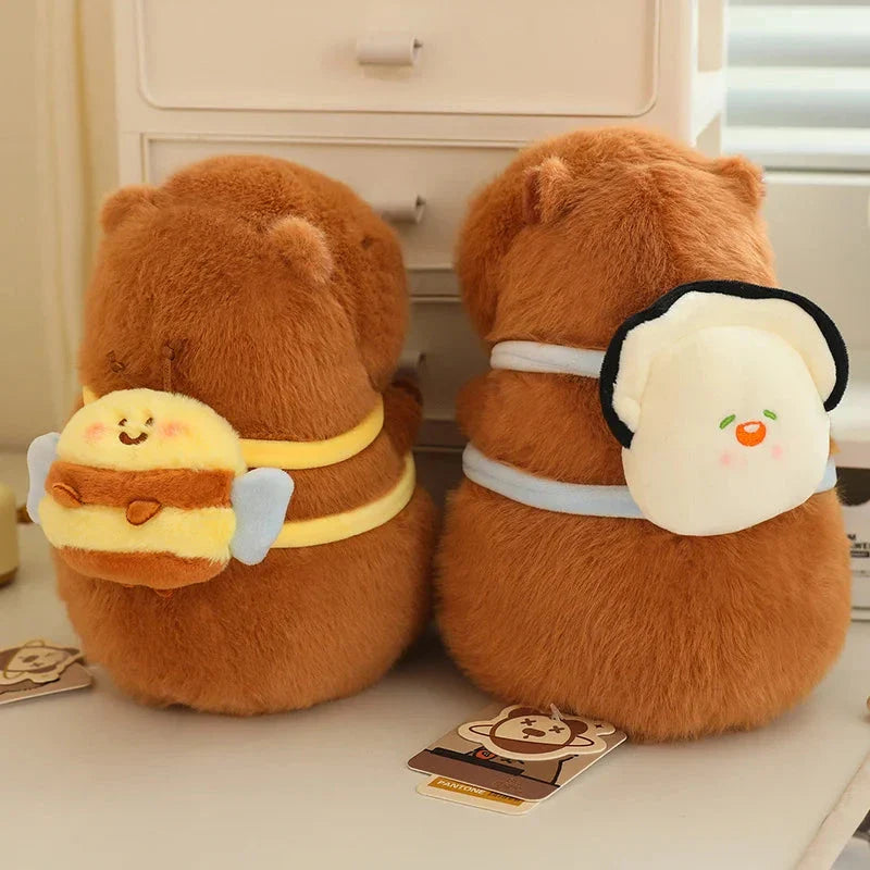 Kawaii Capybara with Backpack Plush Collection