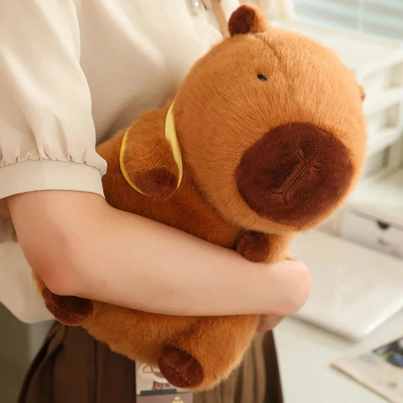 Kawaii Capybara with Backpack Plush Collection