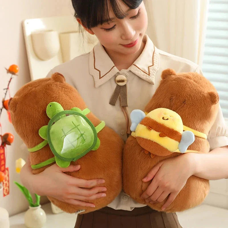 Kawaii Capybara with Backpack Plush Collection