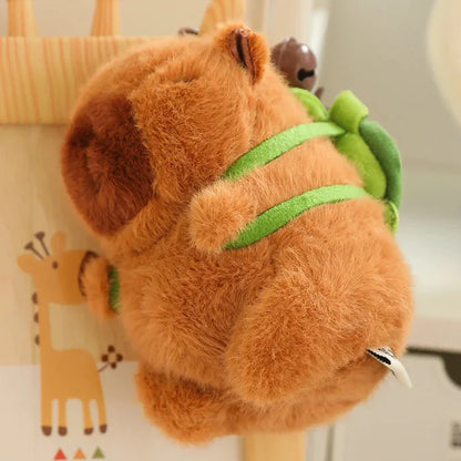 Kawaii Capybara with Backpack Plush Collection