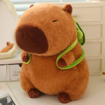 Kawaii Capybara with Backpack Plush Collection