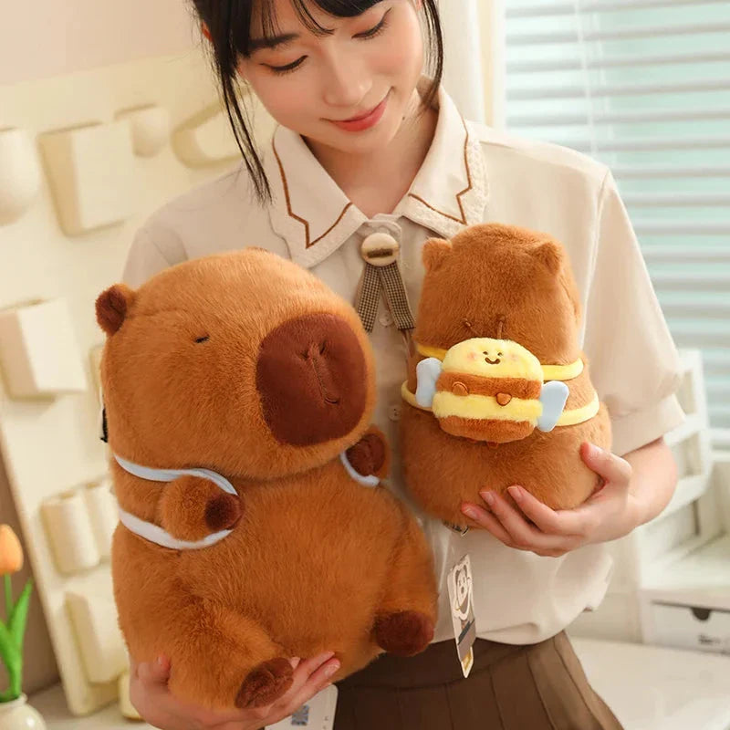 Kawaii Capybara with Backpack Plush Collection