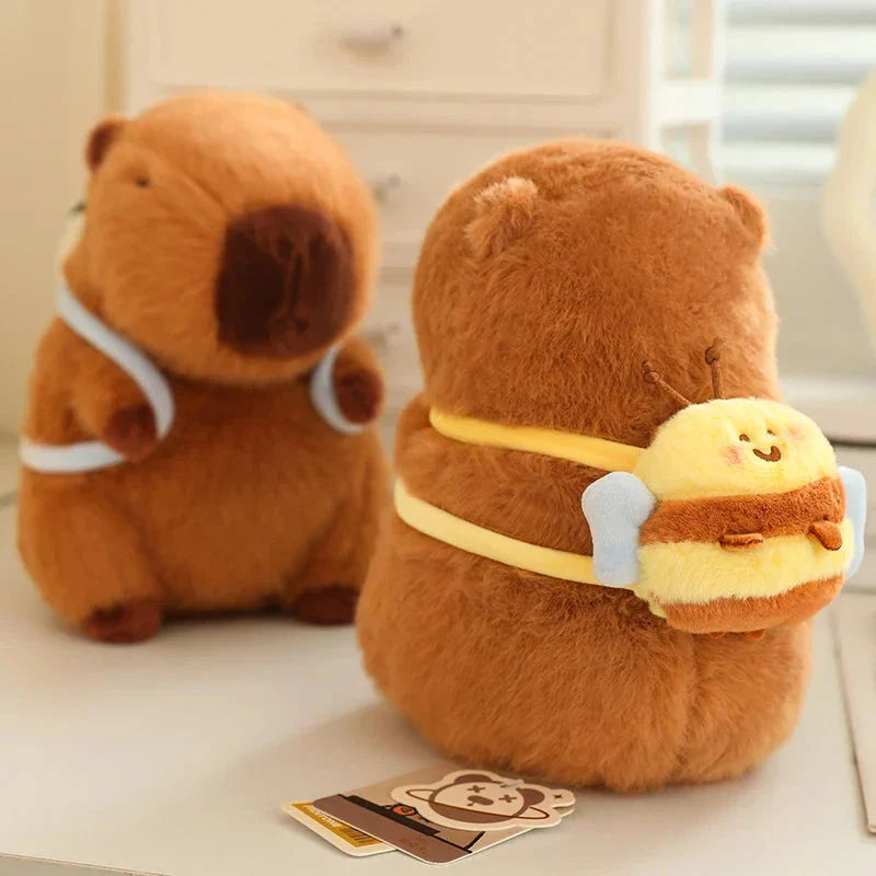 Kawaii Capybara with Backpack Plush Collection
