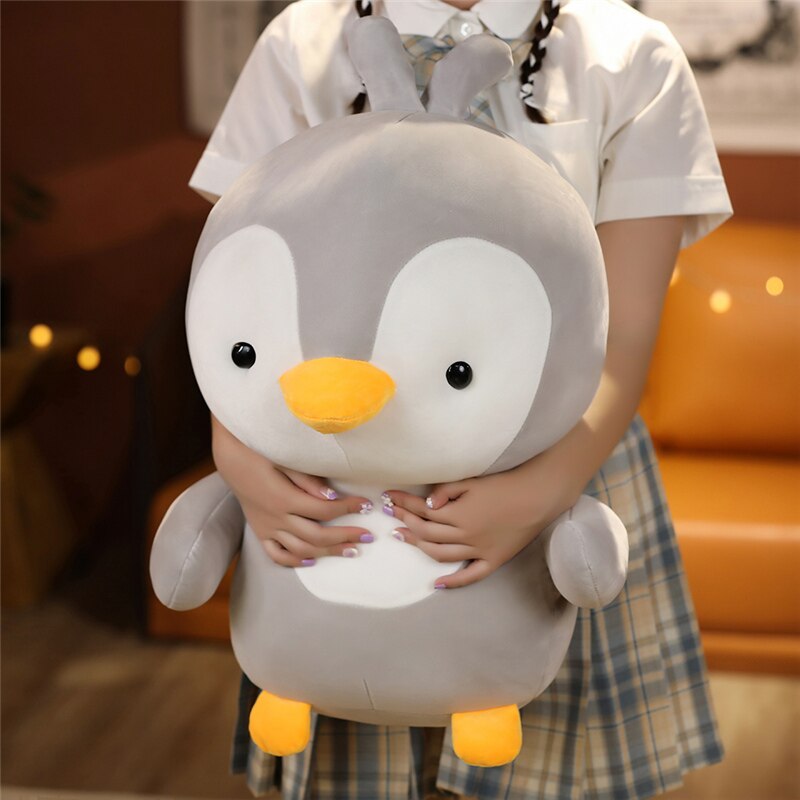 kawaii chibi penguin trio plushies