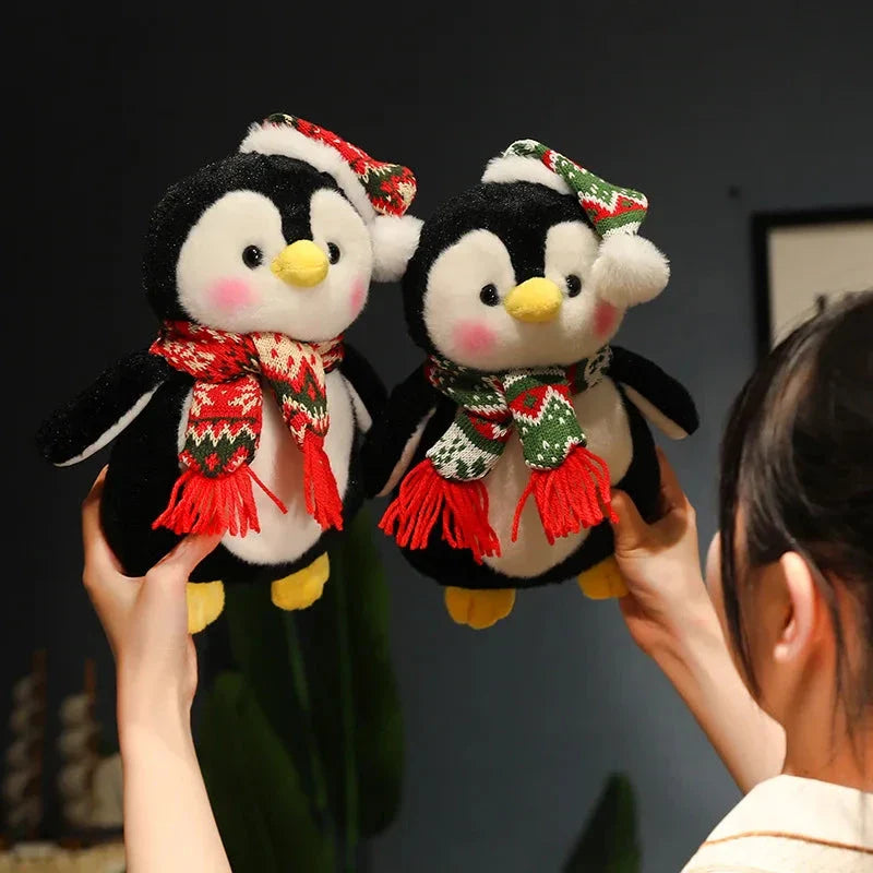 Kawaii Christmas Penguin Plushie