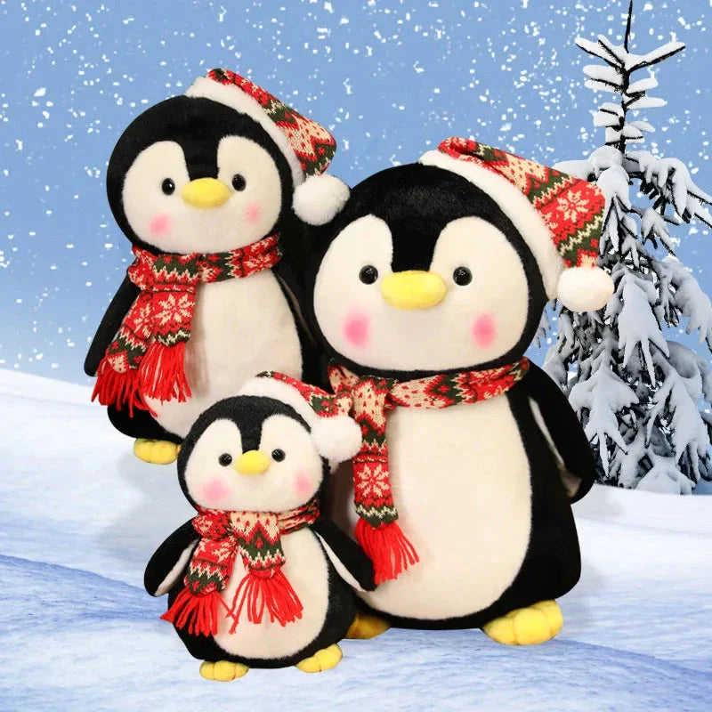 Kawaii Christmas Penguin Plushie