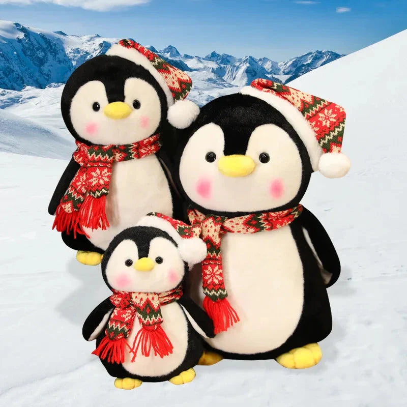 Kawaii Christmas Penguin Plushie