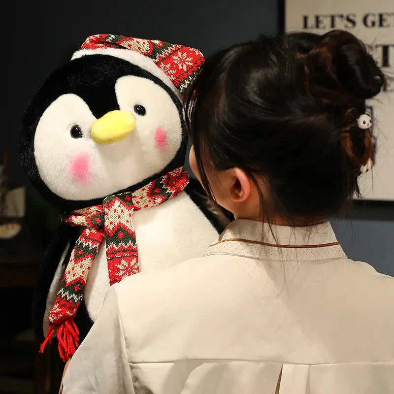 Kawaii Christmas Penguin Plushie