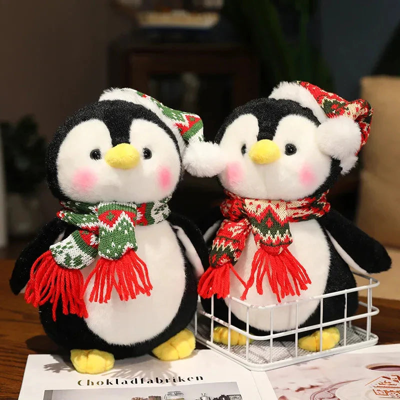 Kawaii Christmas Penguin Plushie