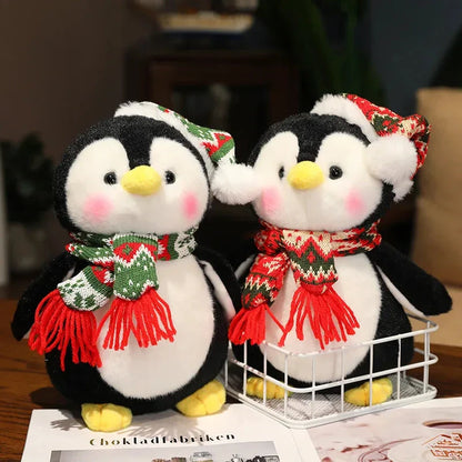 Kawaii Christmas Penguin Plushie