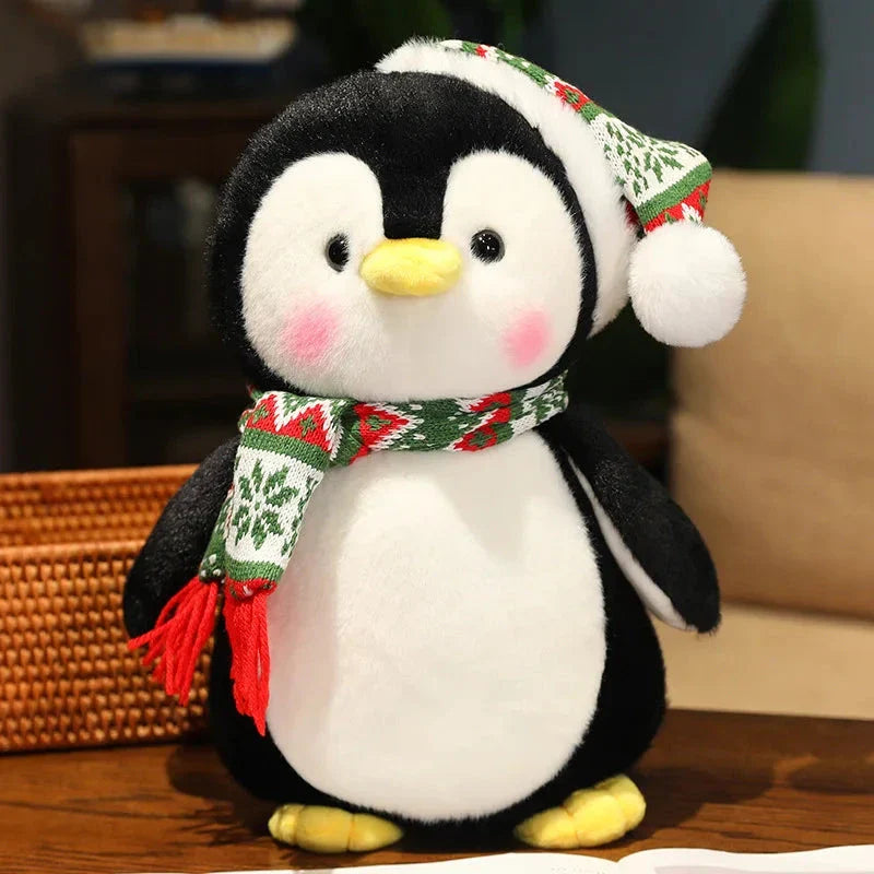 Kawaii Christmas Penguin Plushie