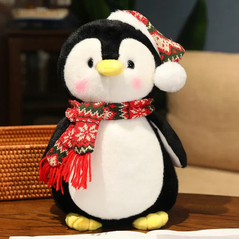 Kawaii Christmas Penguin Plushie