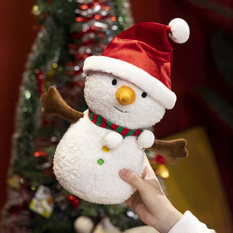 Kawaii Christmas Snow Man Gingerbread Man Plushies