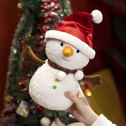 Kawaii Christmas Snow Man Gingerbread Man Plushies