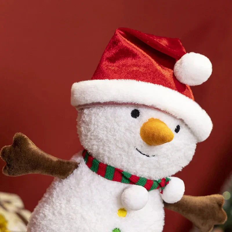Kawaii Christmas Snow Man Gingerbread Man Plushies