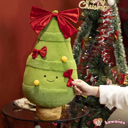 Kawaii Christmas Tree Wreath Door Ring Plushies
