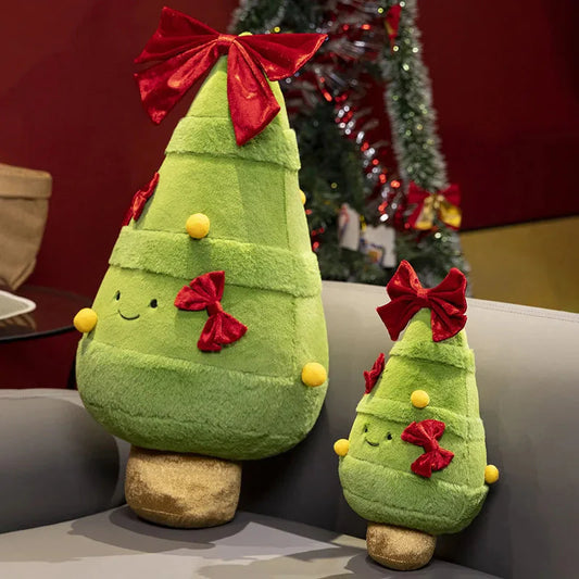 Kawaii Christmas Tree Wreath Door Ring Plushies