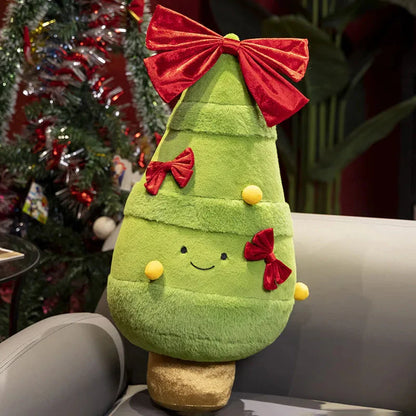 Kawaii Christmas Tree Wreath Door Ring Plushies