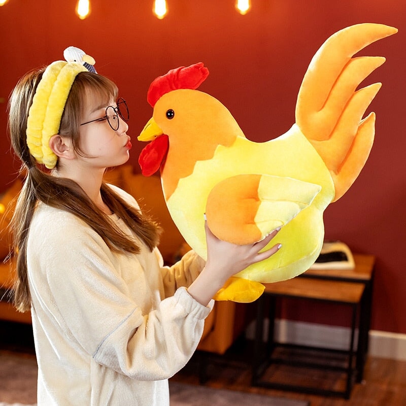 Kawaii Chubby Chicken Plushie Family