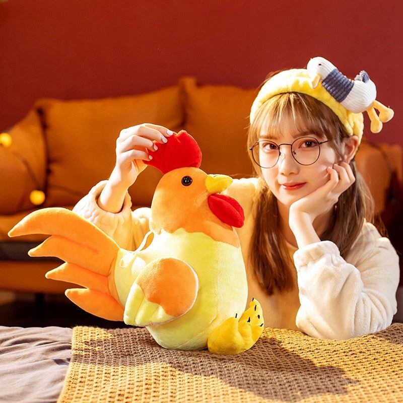 Kawaii Chubby Chicken Plushie Family