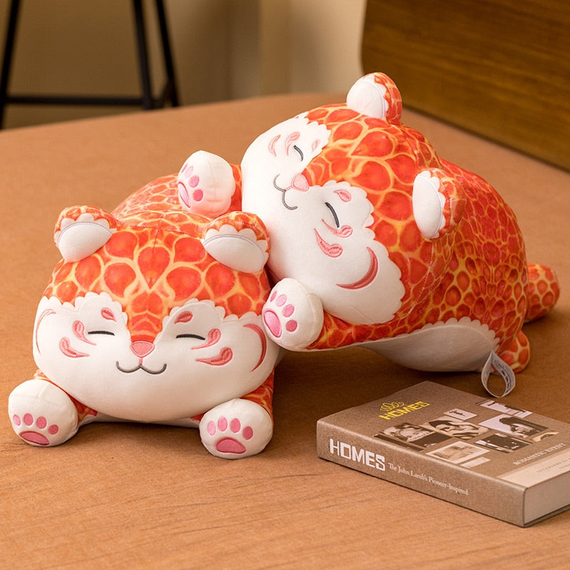 Kawaii Chubby Orange Leopard