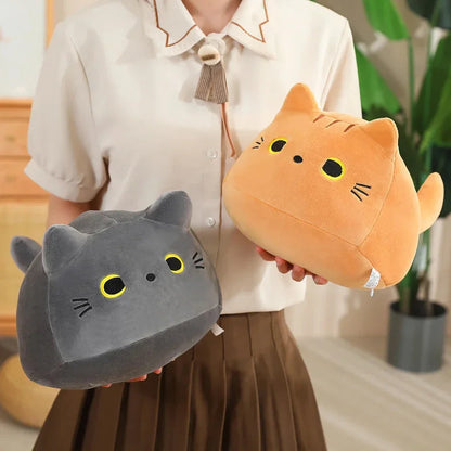 Kawaii Chunky Cat Plushies with Kittens