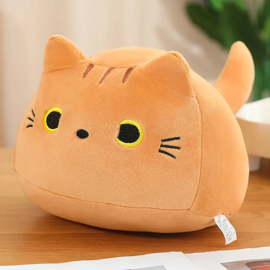 Kawaii Chunky Cat Plushies with Kittens