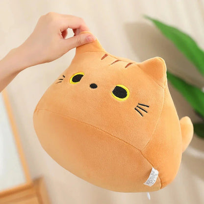 Kawaii Chunky Cat Plushies with Kittens