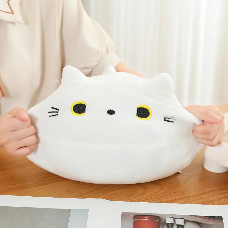 Kawaii Chunky Cat Plushies with Kittens