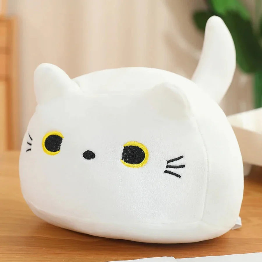 Kawaii Chunky Cat Plushies with Kittens