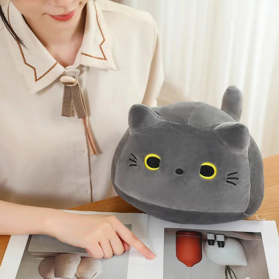 Kawaii Chunky Cat Plushies with Kittens
