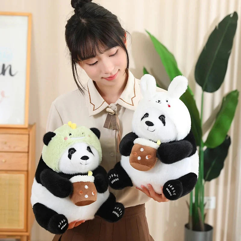 Kawaii Chunky Panda Plushie Crew