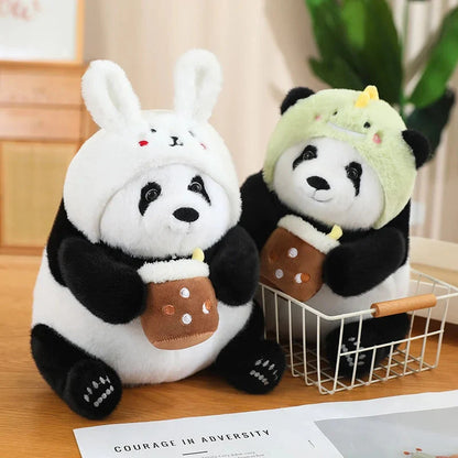Kawaii Chunky Panda Plushie Crew