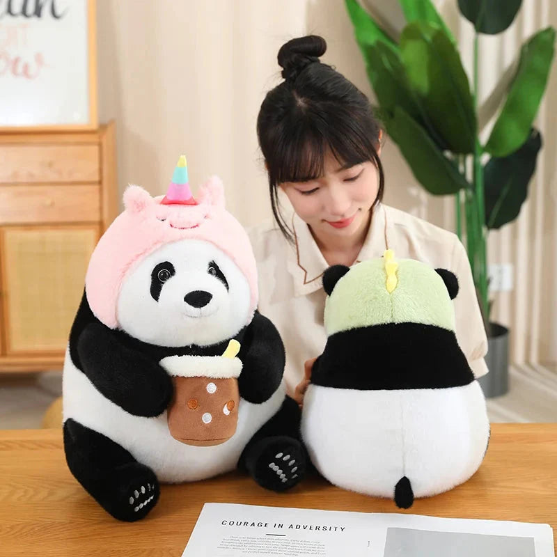 Kawaii Chunky Panda Plushie Crew