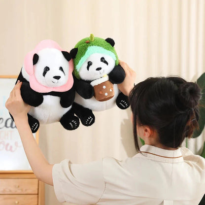 Kawaii Chunky Panda Plushie Crew
