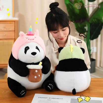 Kawaii Chunky Panda Plushie Crew