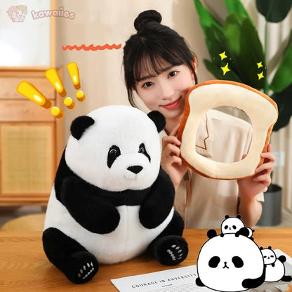 Kawaii Chunky Panda Plushie Crew