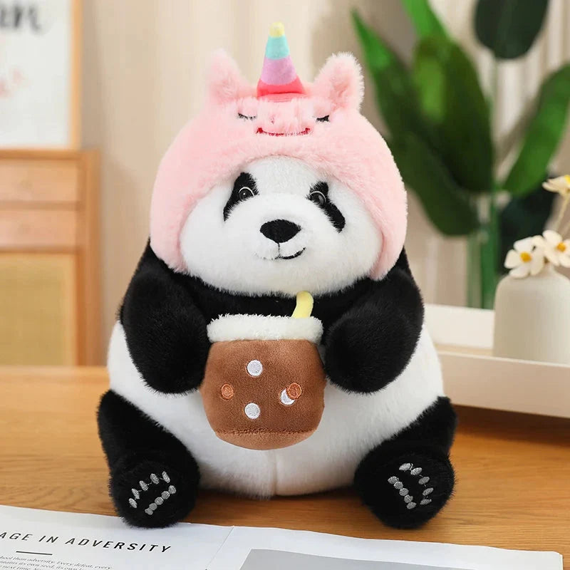 Kawaii Chunky Panda Plushie Crew