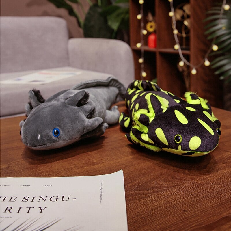 Kawaii Colorful Likelike Axolotl Plushie Family