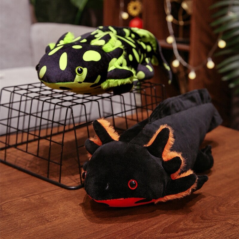 Kawaii Colorful Likelike Axolotl Plushie Family