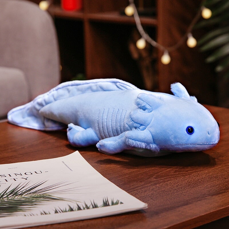 Kawaii Colorful Likelike Axolotl Plushie Family