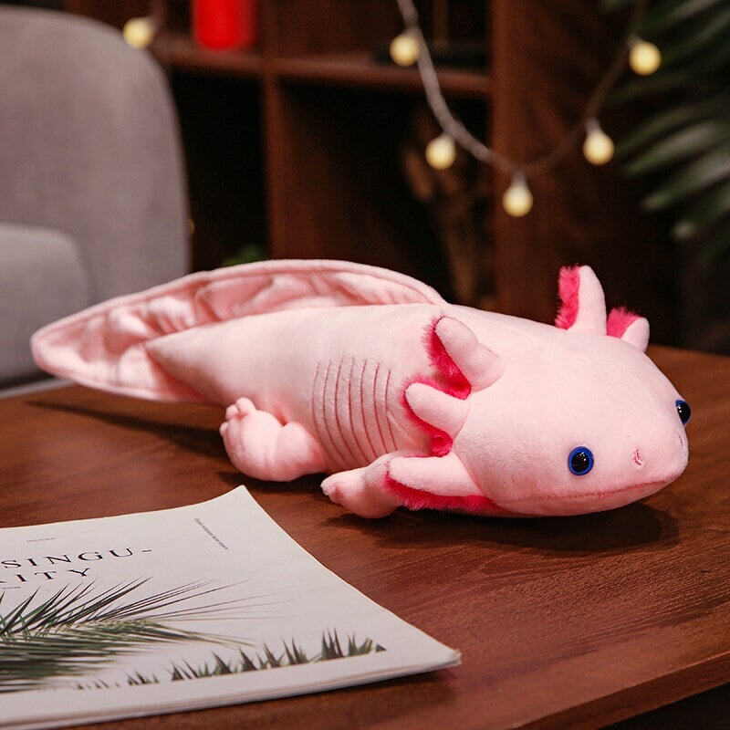 Kawaii Colorful Likelike Axolotl Plushie Family