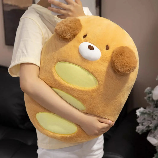 Kawaii Dog Bread Baguette Plushie