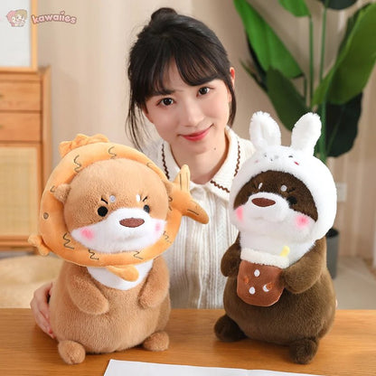 Kawaii Dress-up Otter Plush